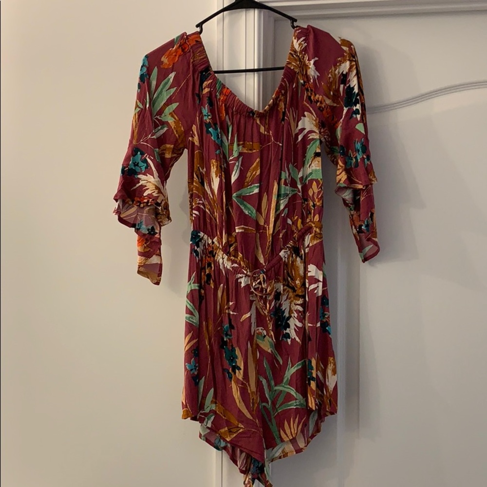Off shoulder romper
